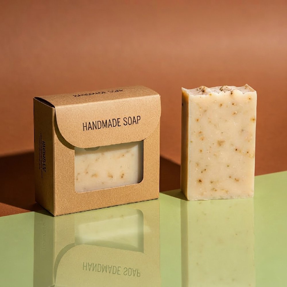 Custom Printed Kraft Soap Packaging Boxes