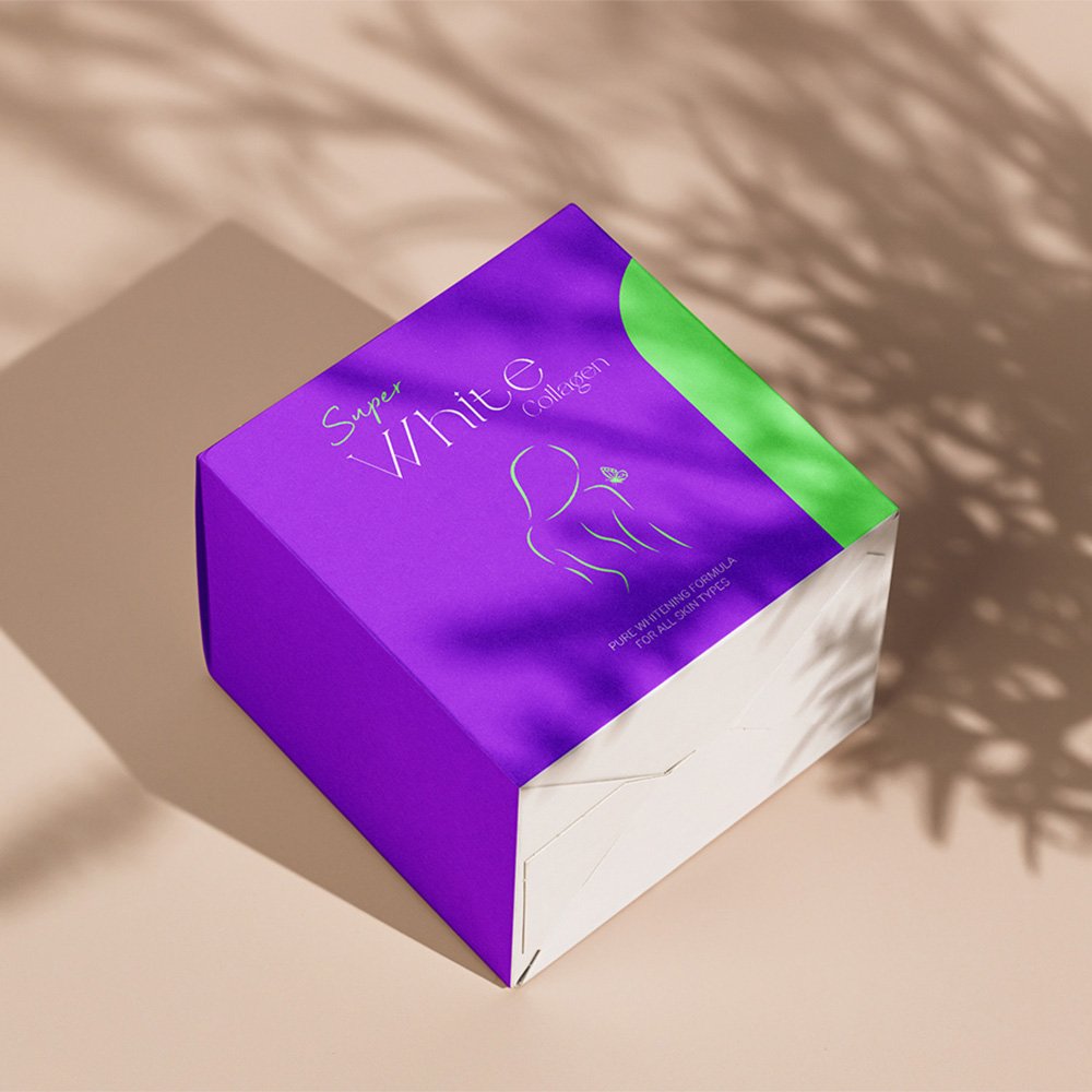 Fluorescent color boxes packaging
