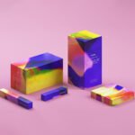Fluorescent color boxes packaging