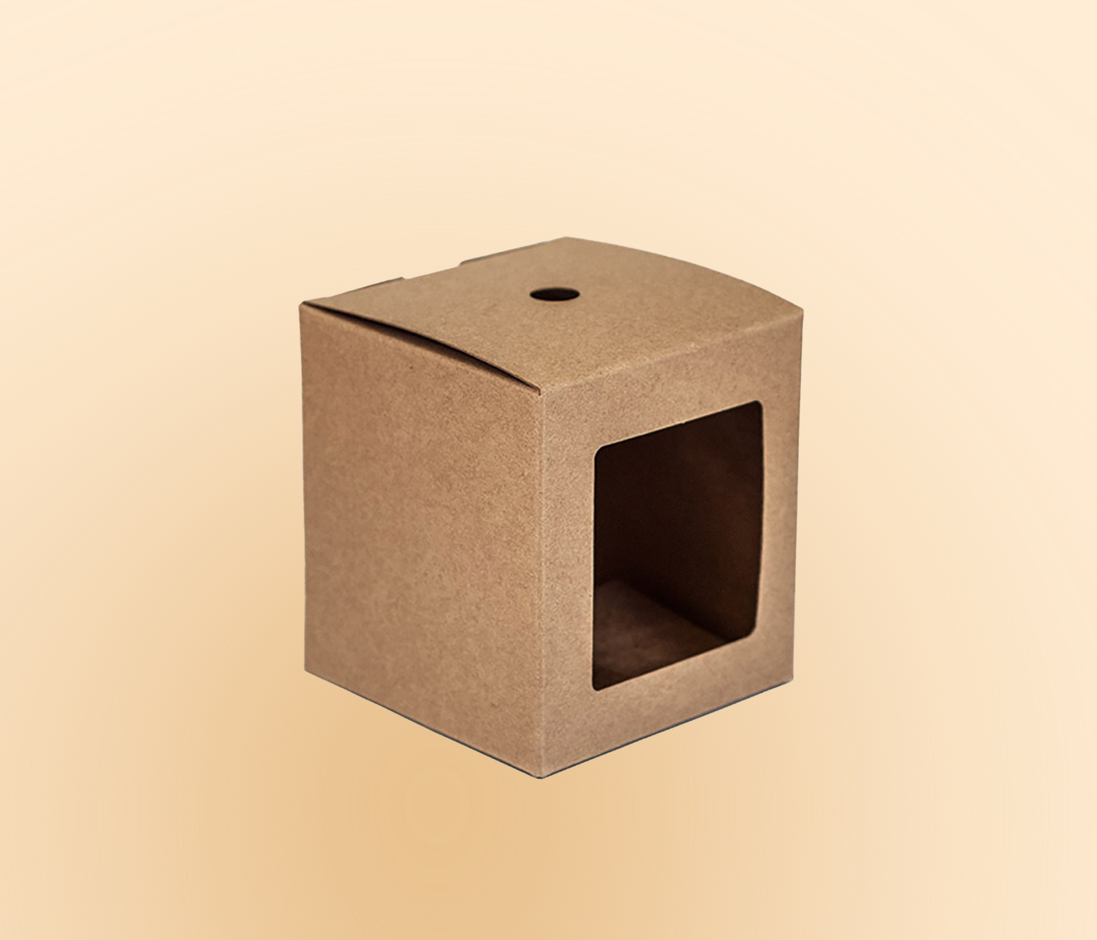 kraft candle window boxes