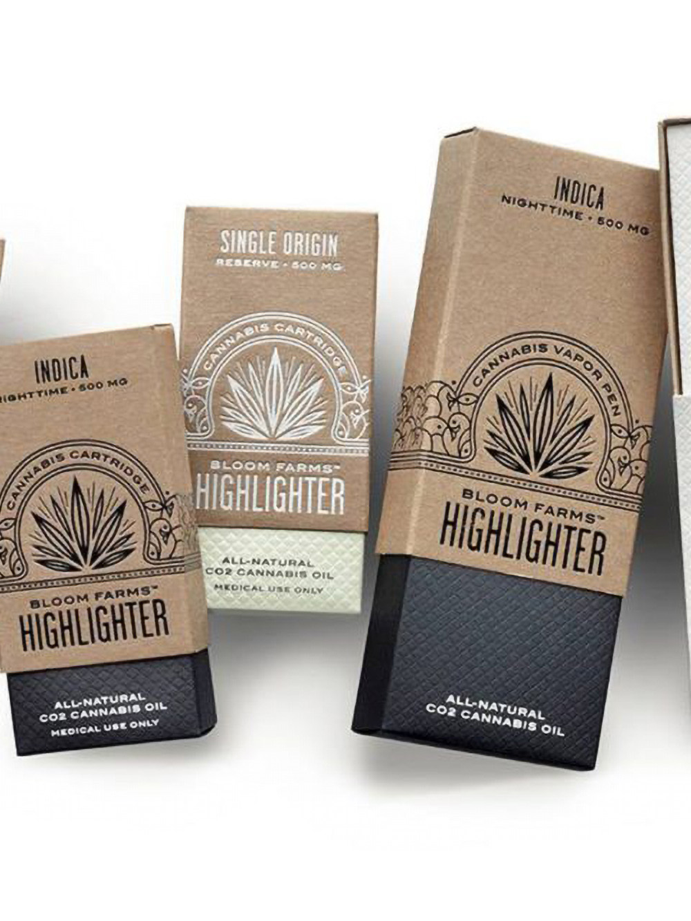 Luxury custom vape cartridge packaging boxes