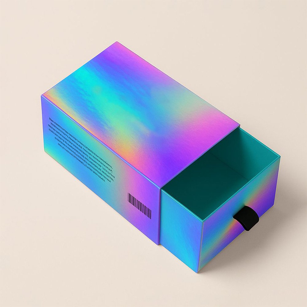 Fluorescent color boxes packaging