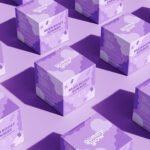 Fluorescent color boxes packaging