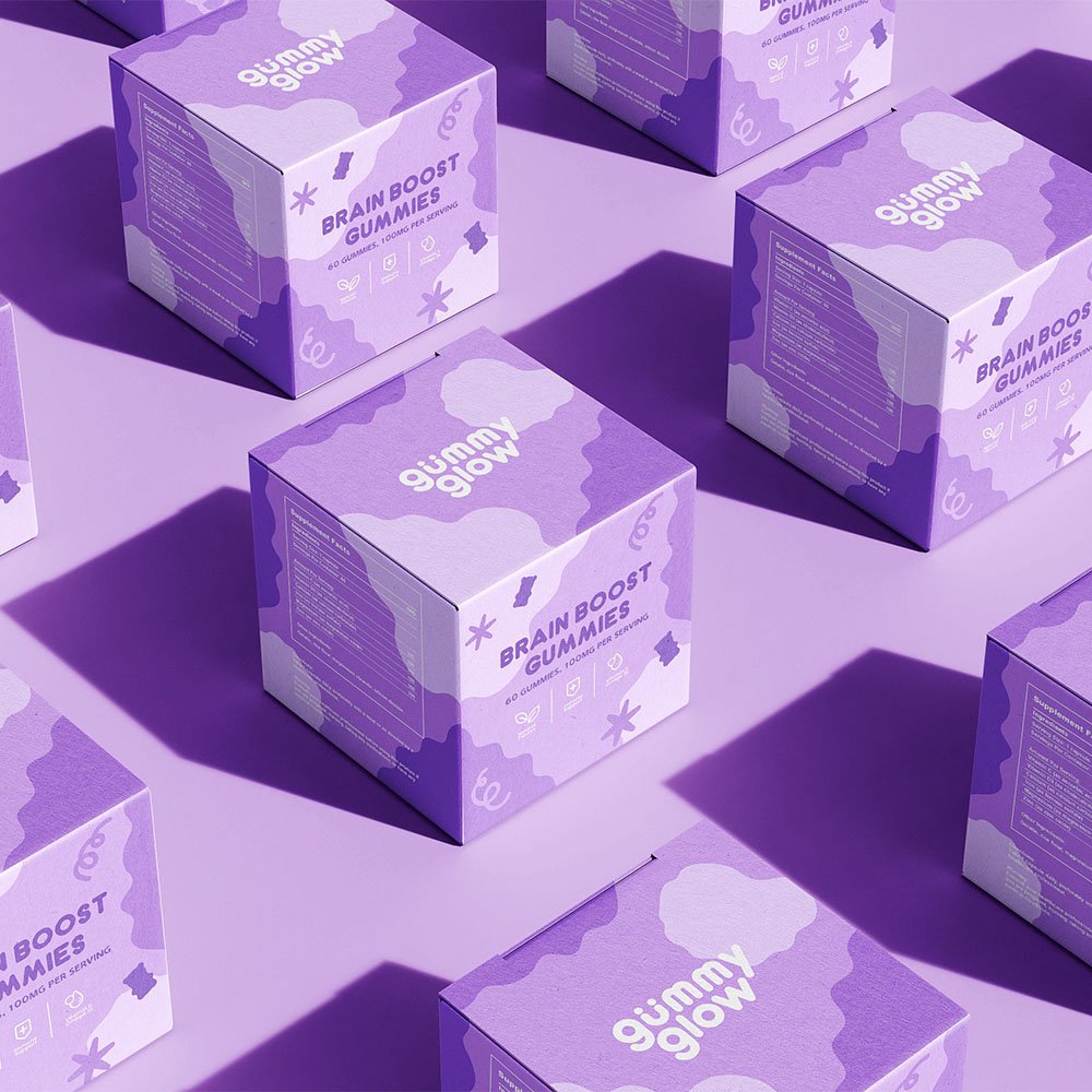 Fluorescent color boxes packaging