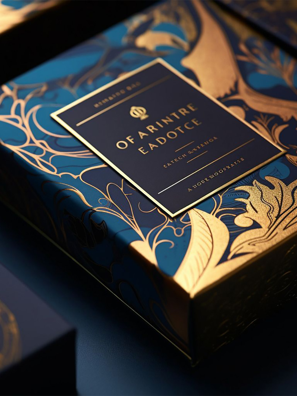Premium custom copper foiling packaging boxes