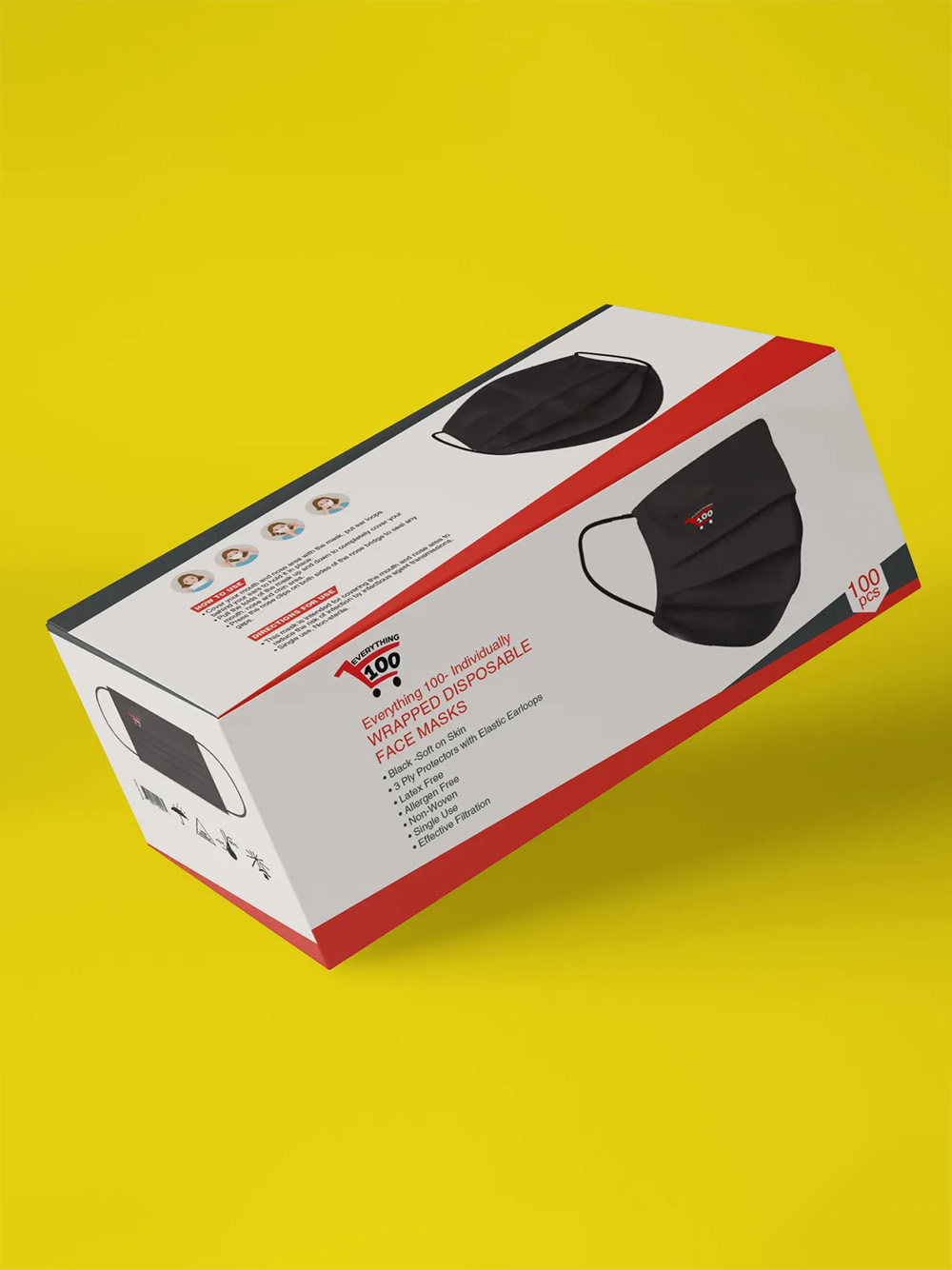 Custom Face Mask Box