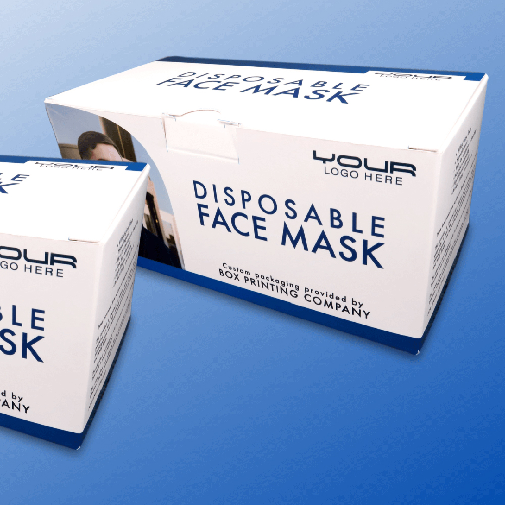 Custom Face Mask Box