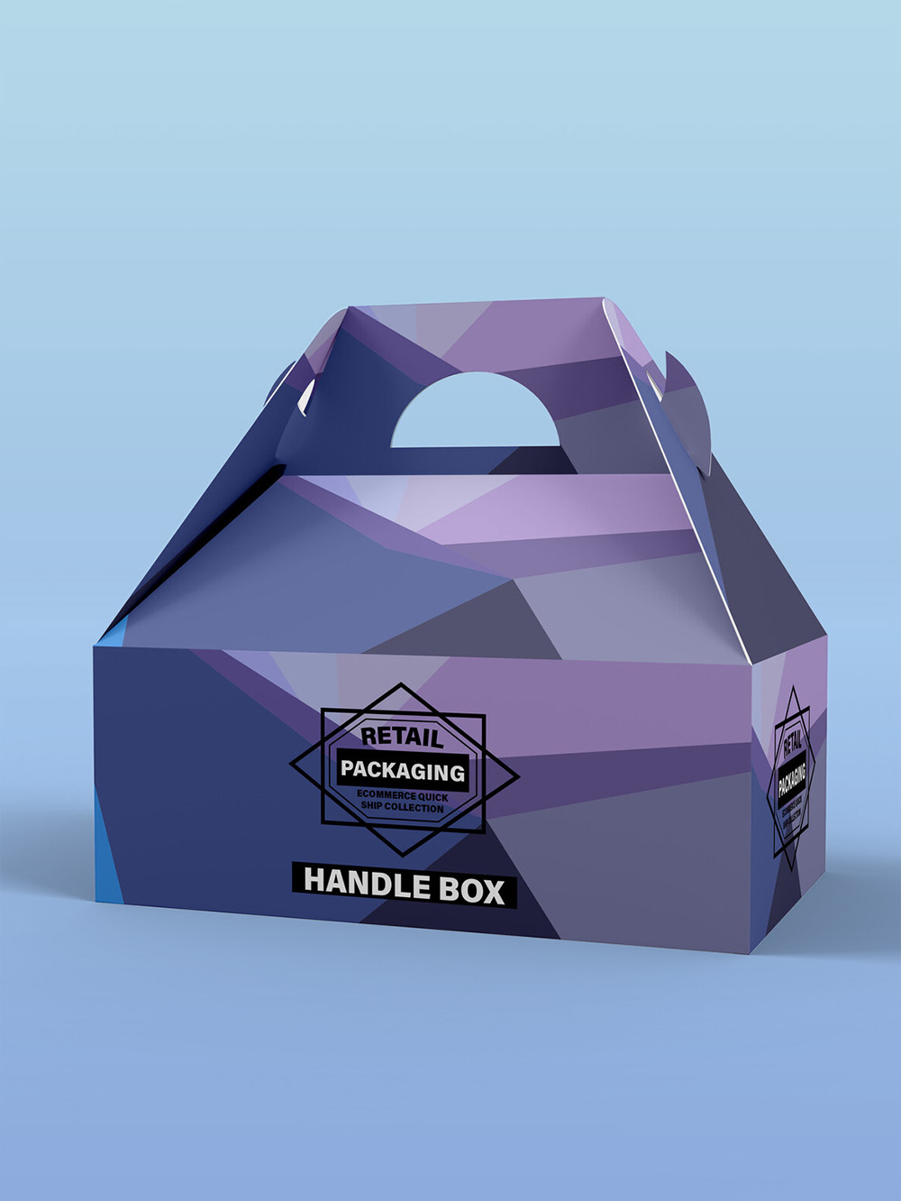Eco Friendly Custom Gable Boxes for Food Packaging