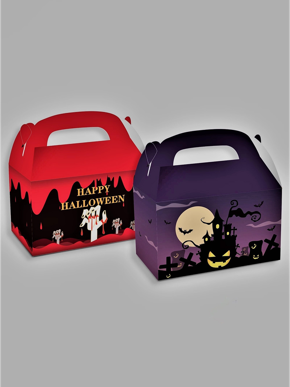 Eco Friendly Custom Gable Boxes for Food Packaging