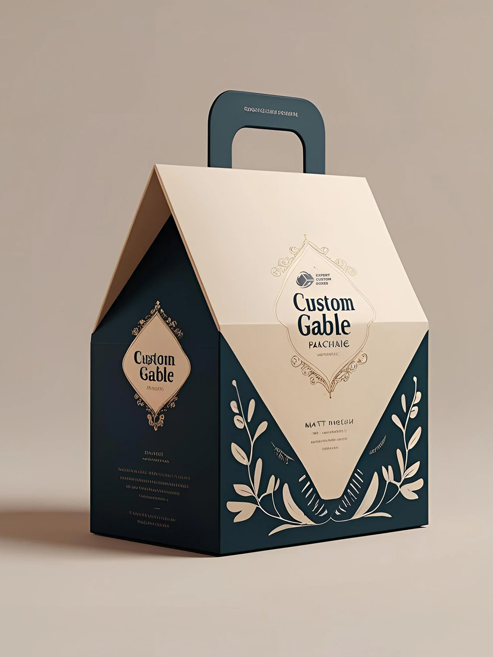 Eco Friendly Custom Gable Boxes for Food Packaging