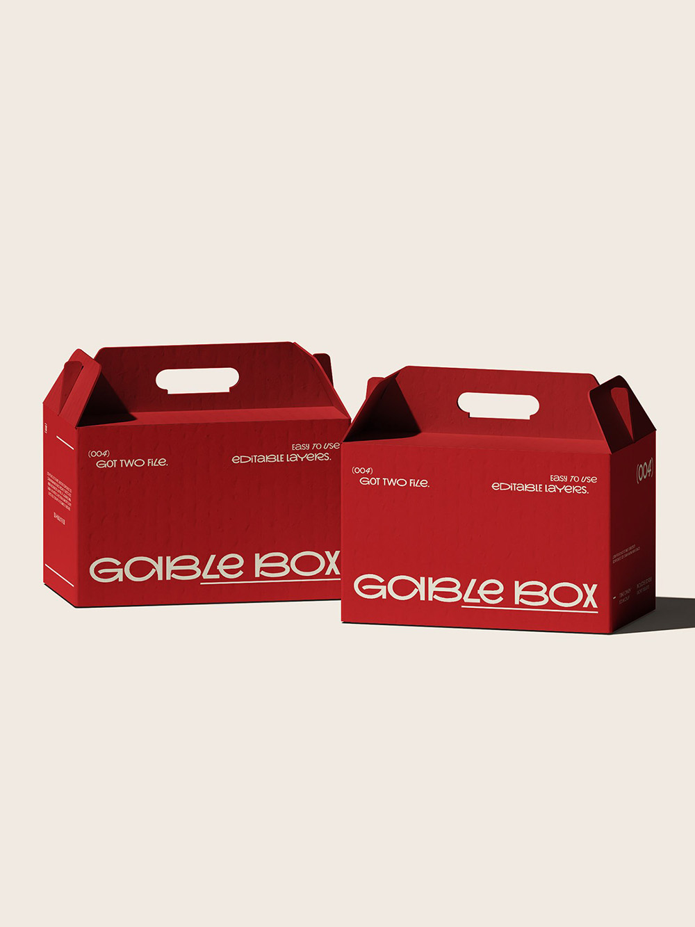 Eco Friendly Custom Gable Boxes for Food Packaging