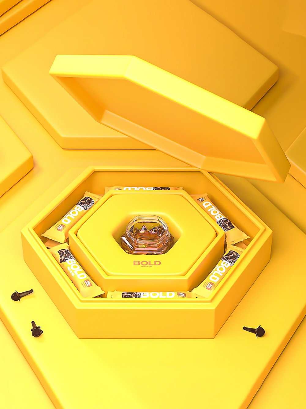 Custom Hexagon Boxes