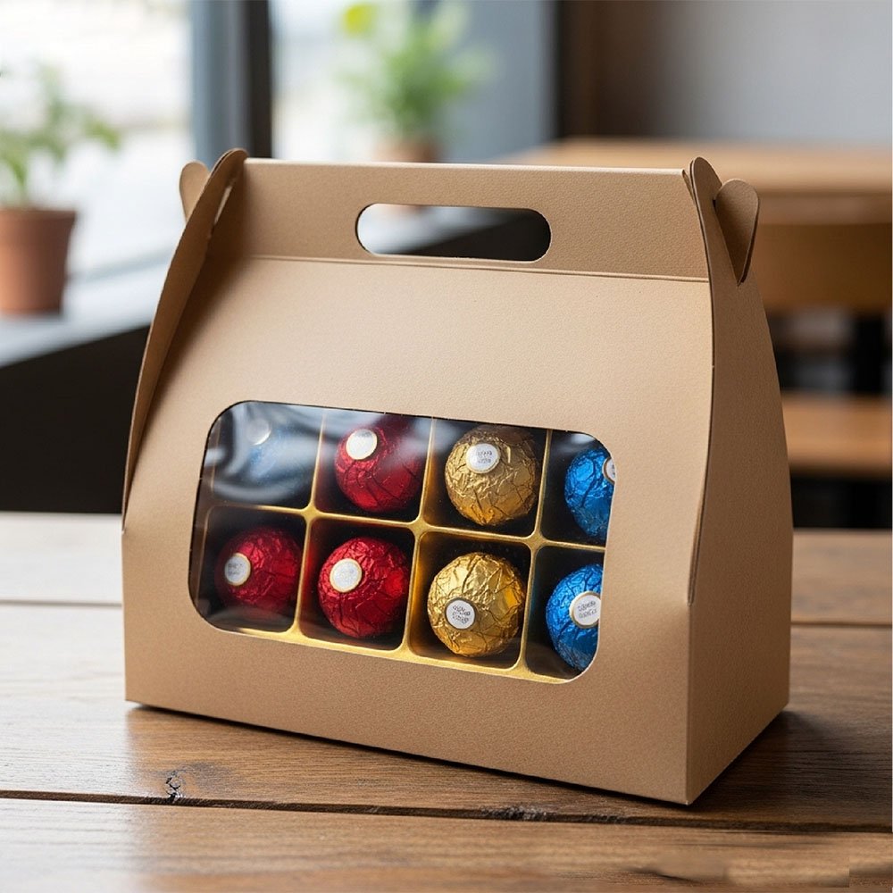 Custom Kraft Gable Packaging Boxes