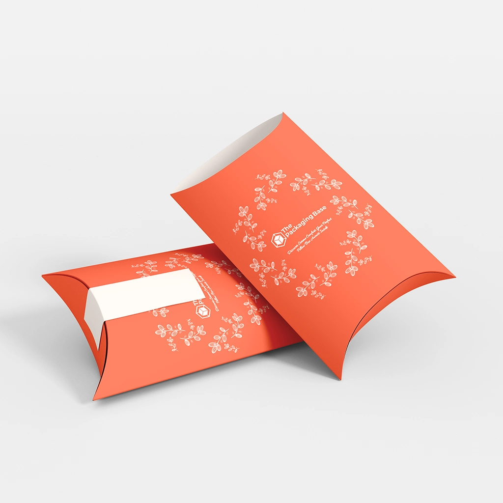 Eco Friendly Kraft Paper Pillow Packaging Box