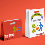 Eco Friendly Custom Paper Shopping Bag