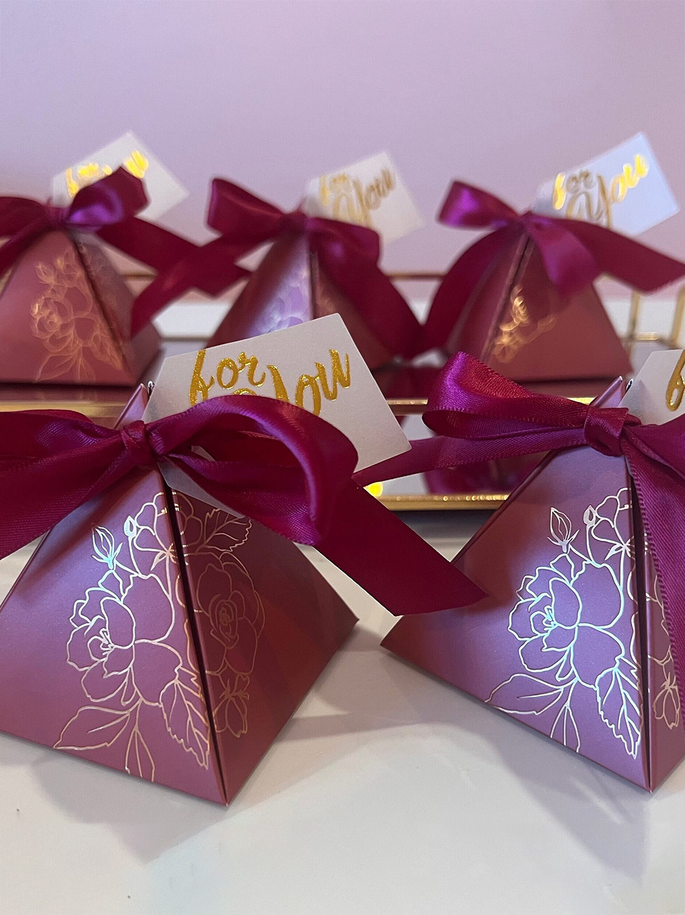 Custom Pyramid Boxes