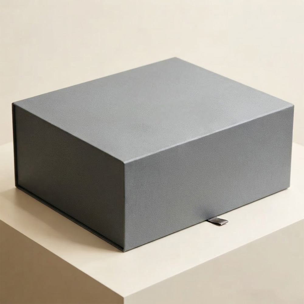 Custom silver foiling packaging boxes with elegant metallic foil finish