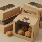 Custom muffin boxes wholesale in the UK with printed branding, food safe materials and sturdy packaging for bakeries and cafés