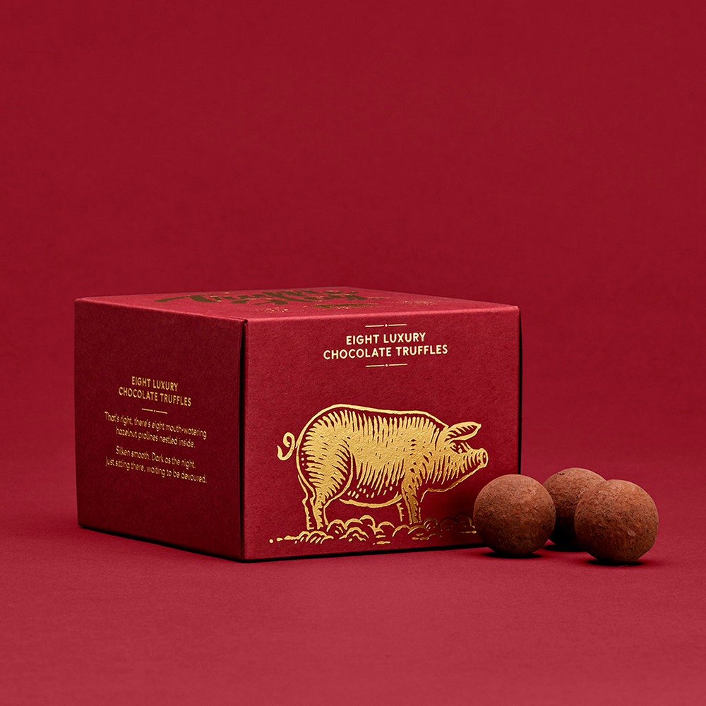 Custom printed truffle boxes designed to protect delicate chocolate truffles during retail display and delivery