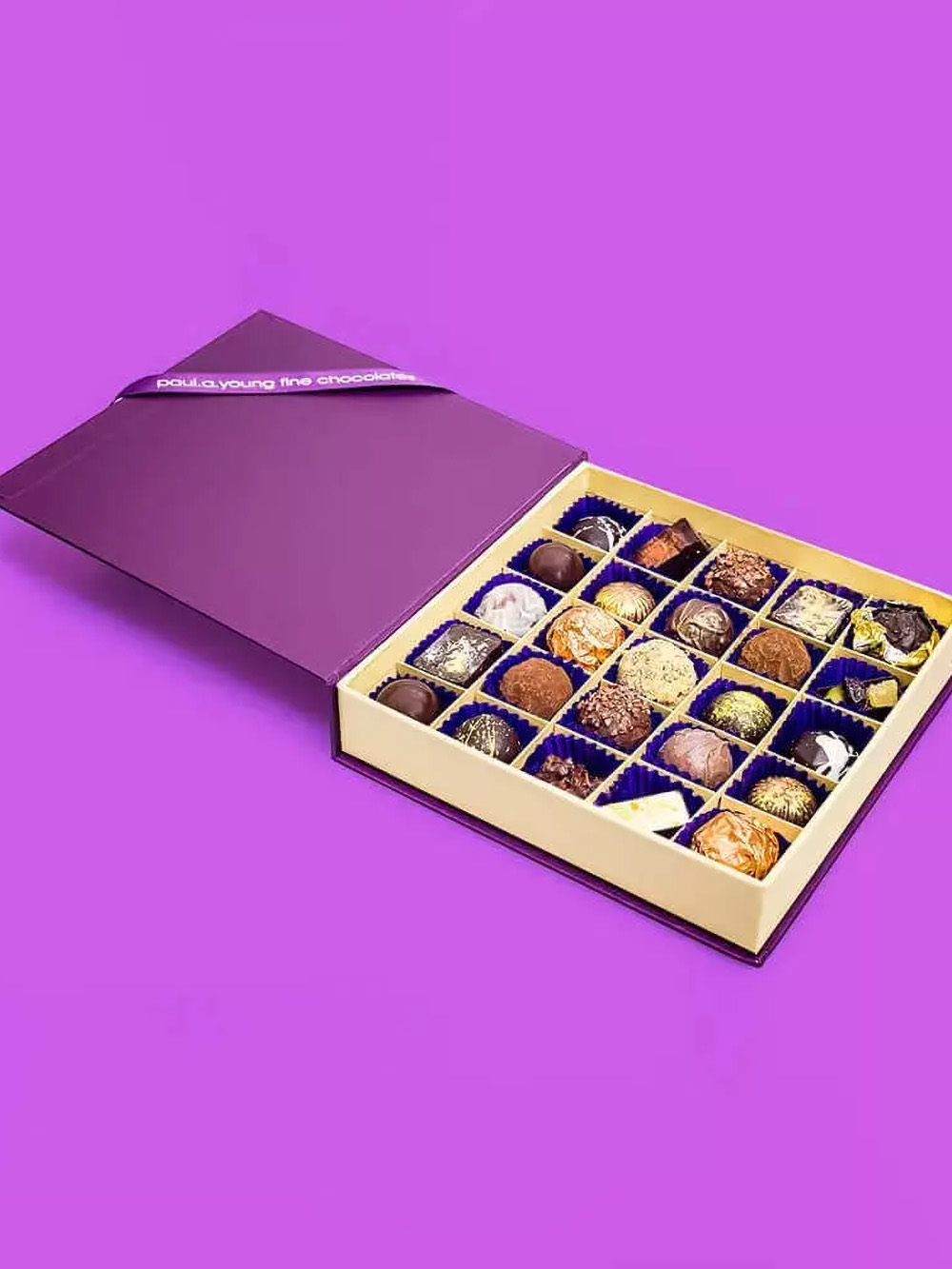 Personalised truffle packaging boxes with inserts made from premium cardboard for secure storage and elegant presentation