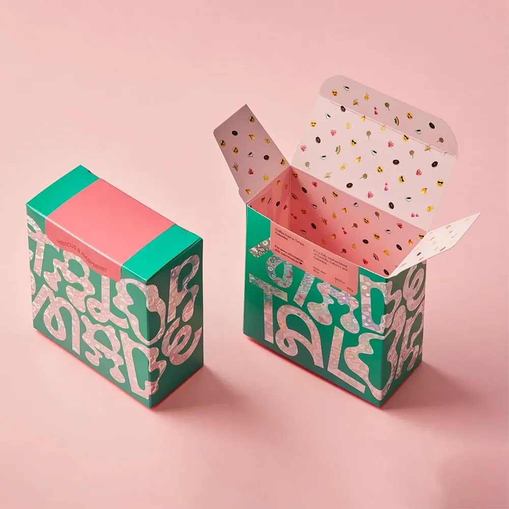Premium eco friendly tuck packaging boxes