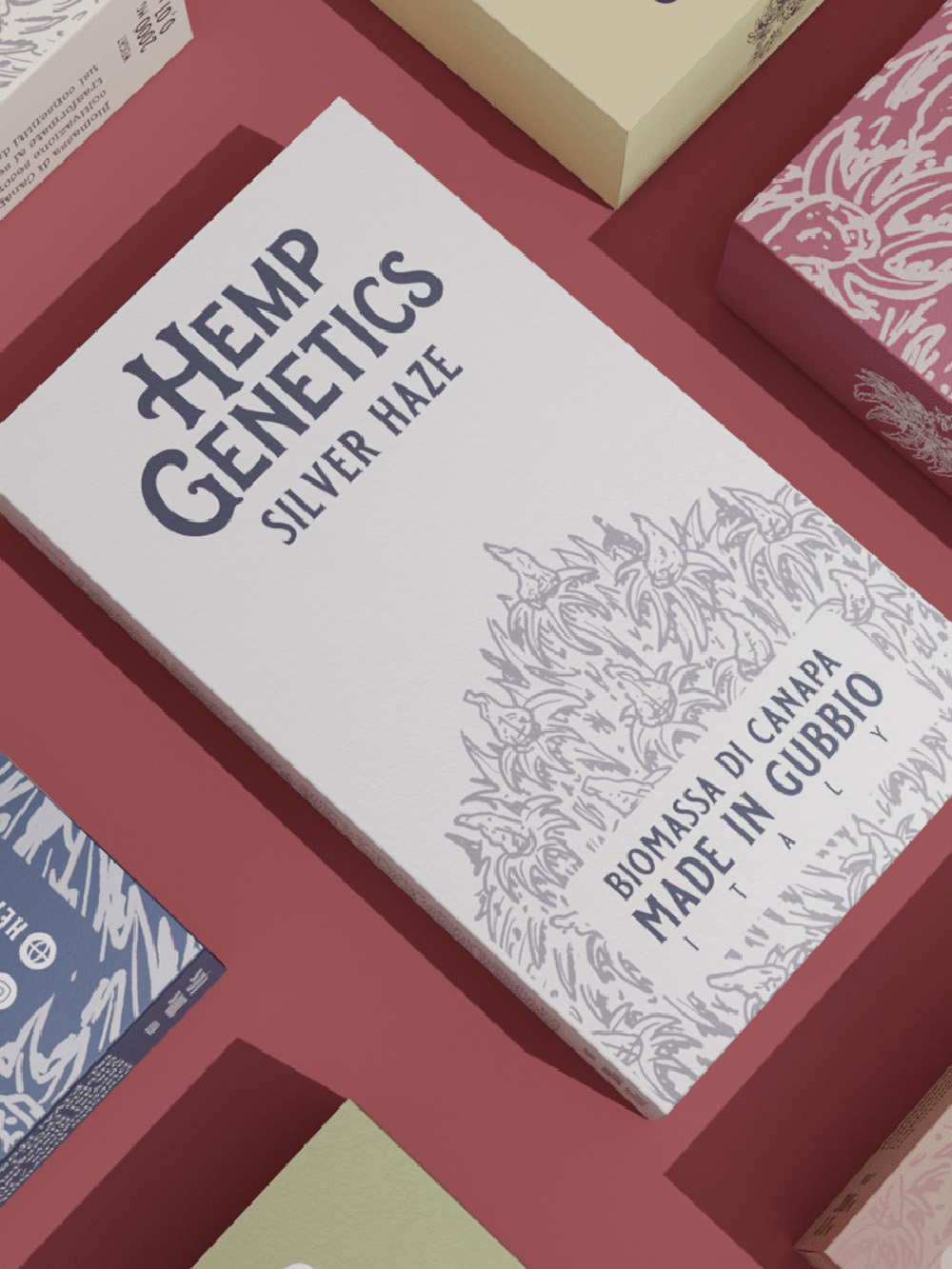 Natural hemp CBD cigarettes in custom CBD cigarette boxes