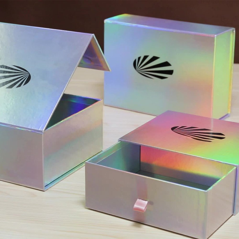 Fluorescent color boxes packaging