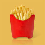 French fry packaging