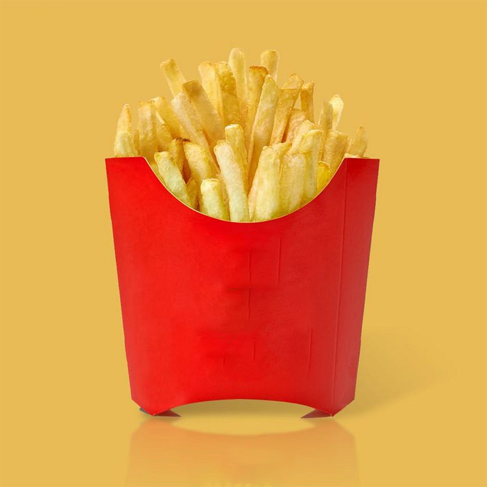 French fry packaging