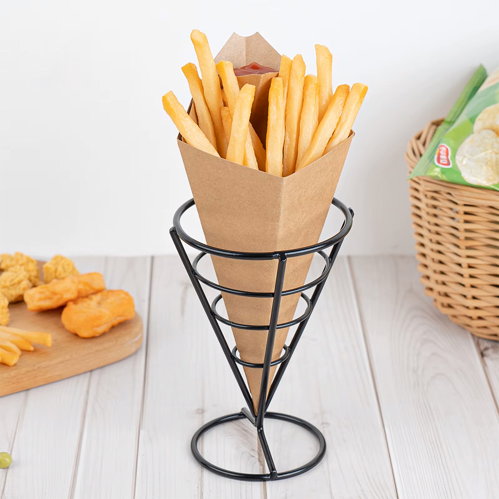 French fry packaging