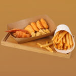 French fry packaging