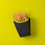 French fry packaging