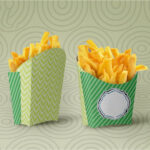 French fry packaging