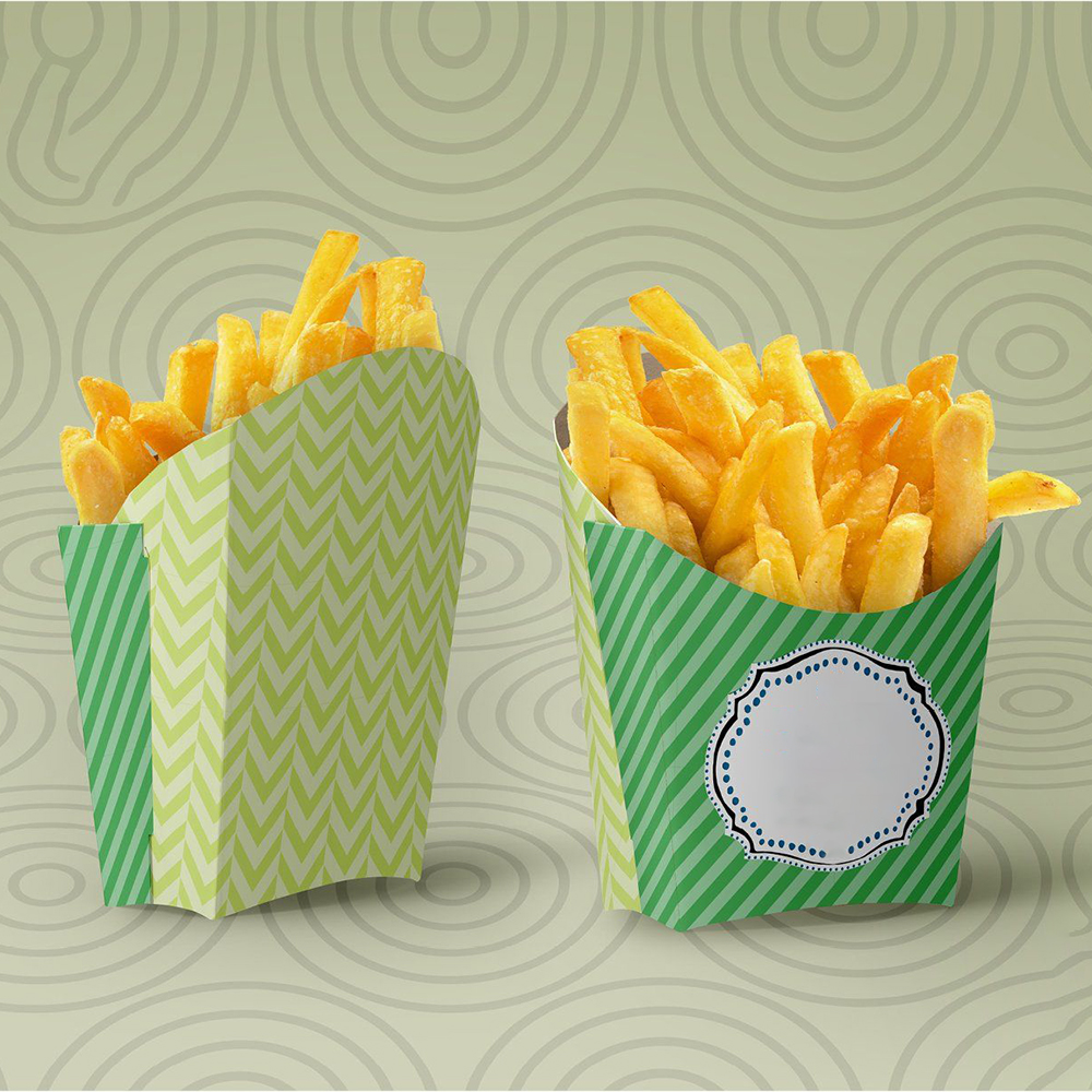 French fry packaging