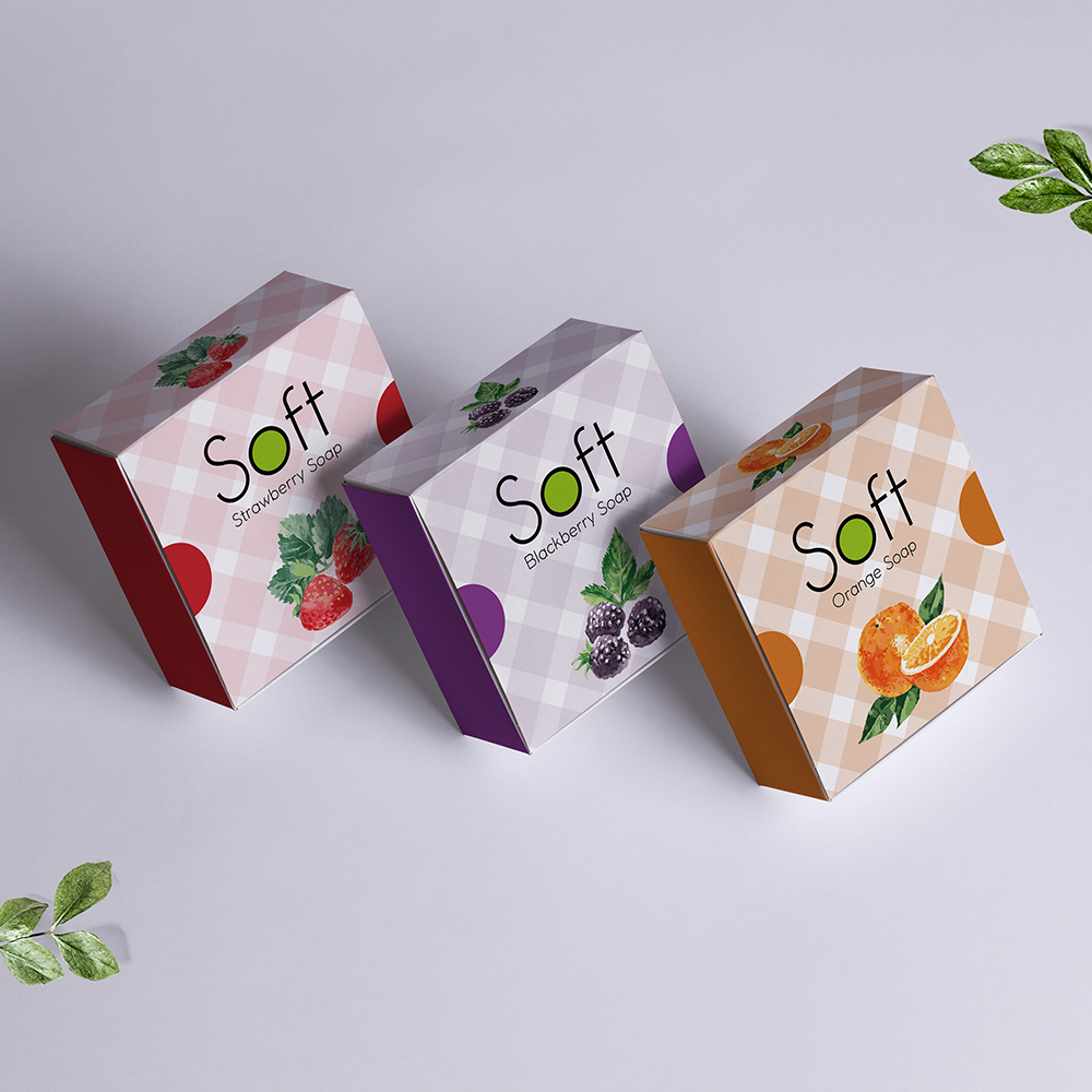 Eco-friendly custom soap packaging boxes