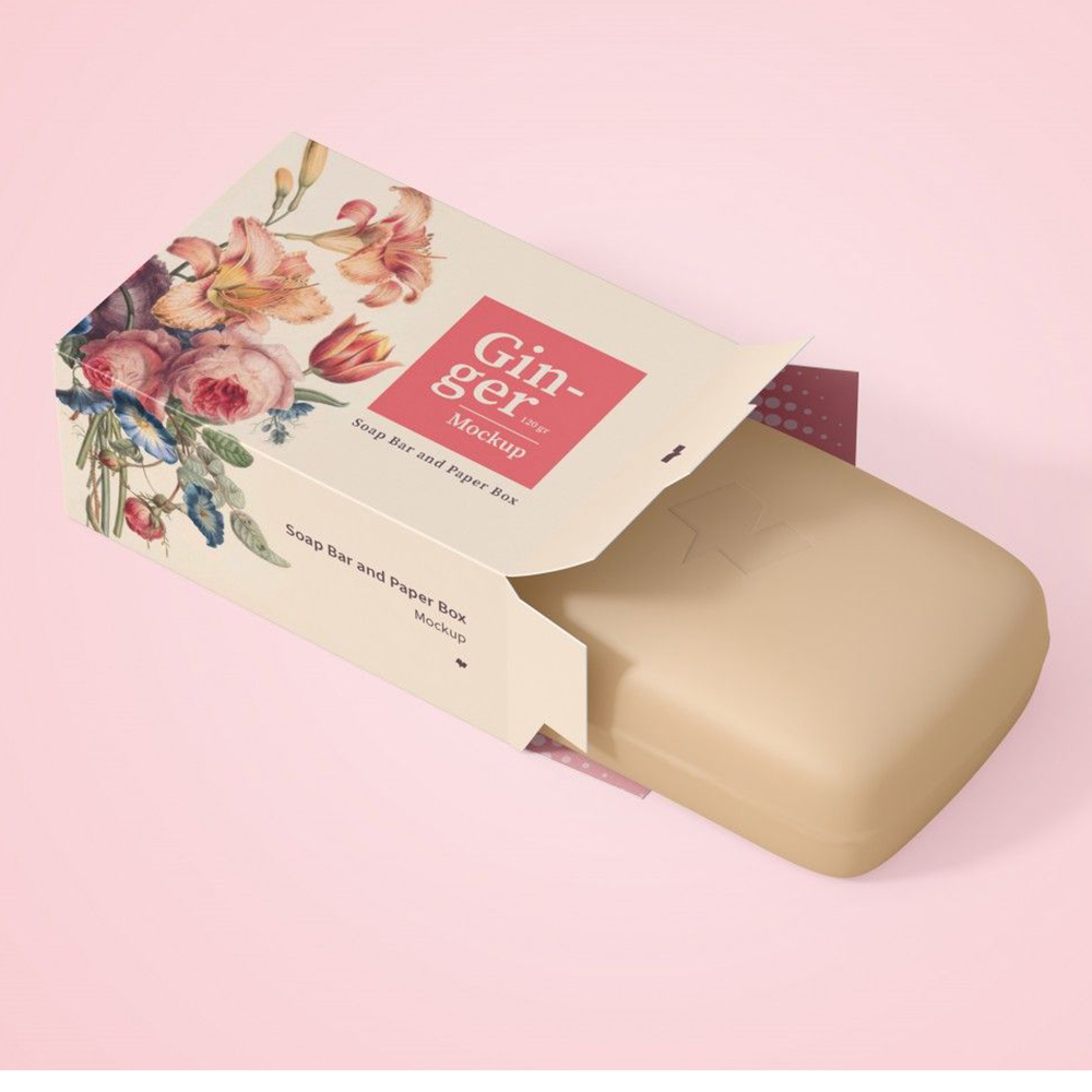 Printed soap boxes with logo branding