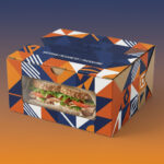 Custom kraft sandwich packaging box