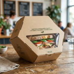 Custom kraft sandwich packaging box