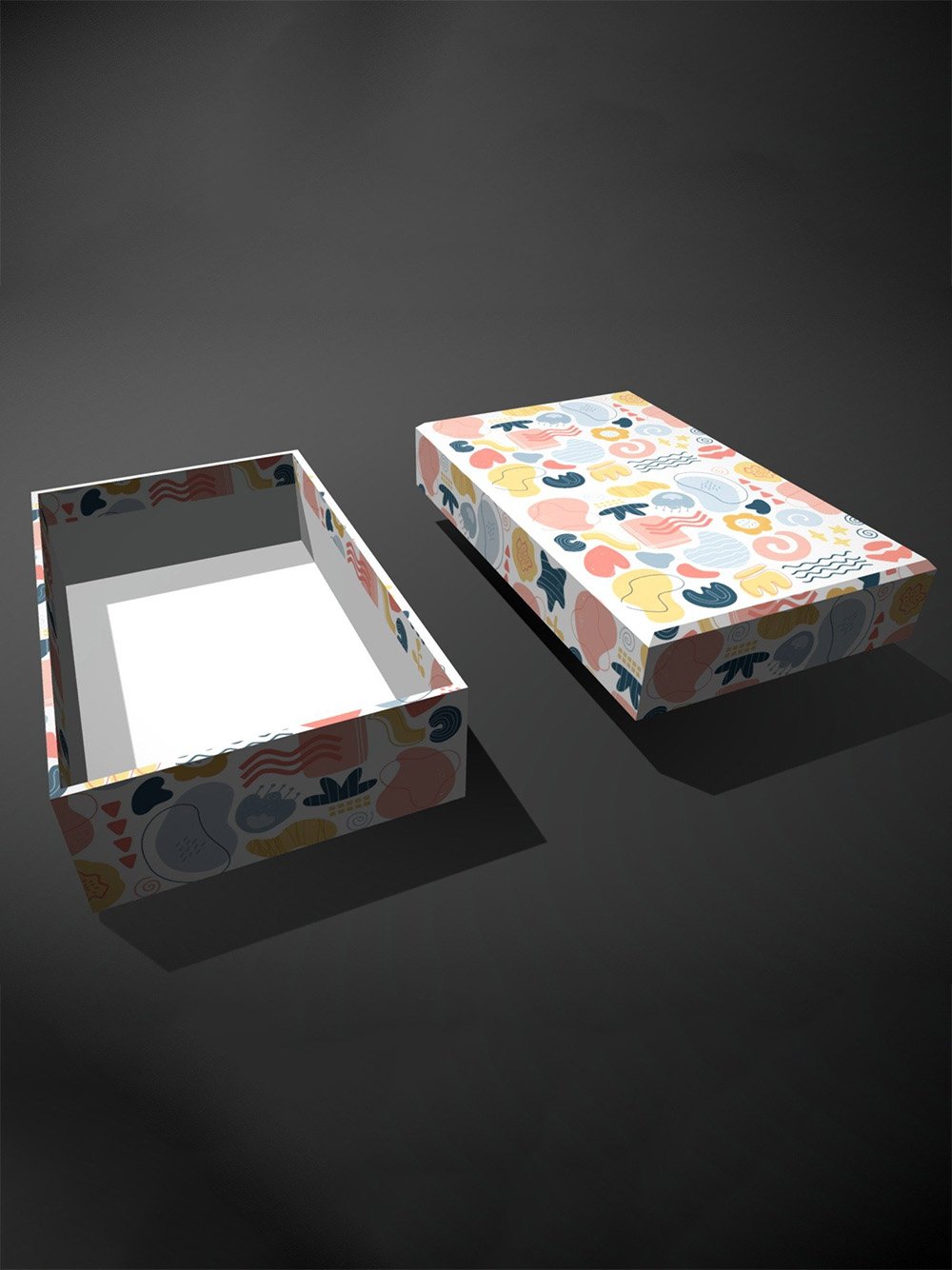 lid off Box and Tray