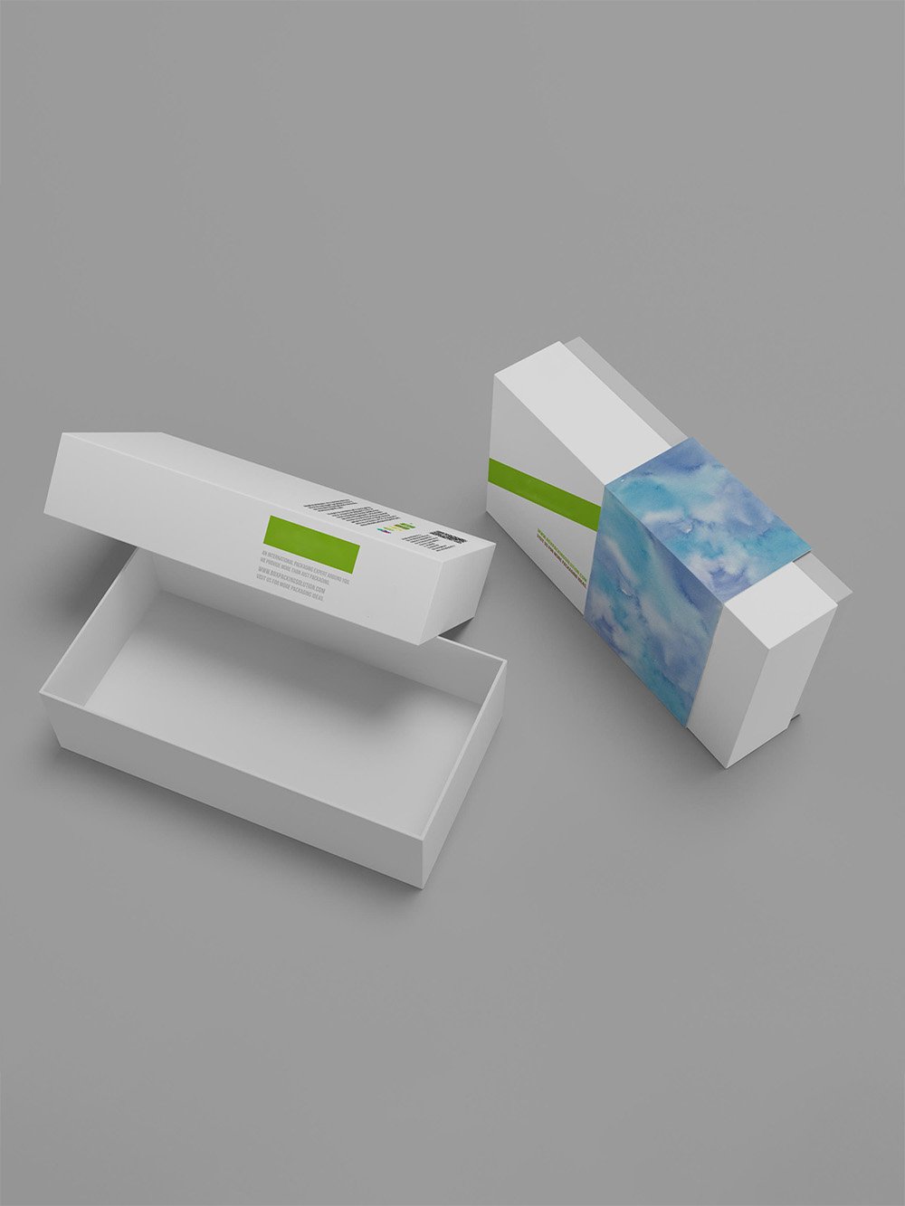 lid off Box and Tray