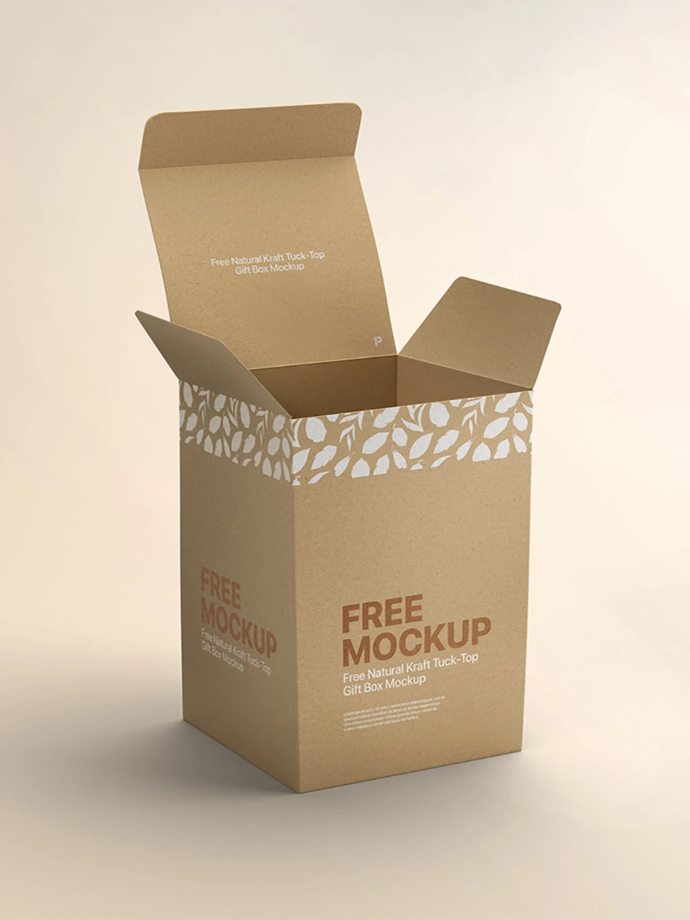 Premium eco friendly tuck packaging boxes