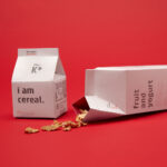 Custom printed cereal boxes made from eco friendly cardboard for breakfast brands and organic food products