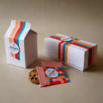 Custom printed cookie boxes with inserts designed to protect soft and baked cookies during delivery and shelf display