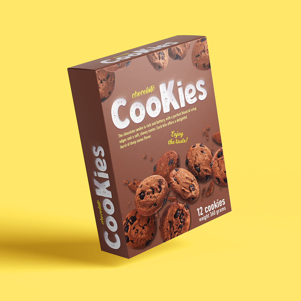 Custom printed cookie boxes with inserts designed to protect soft and baked cookies during delivery and shelf display
