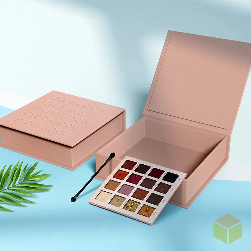 Printed custom eyeshadow boxes for palette and powder sets