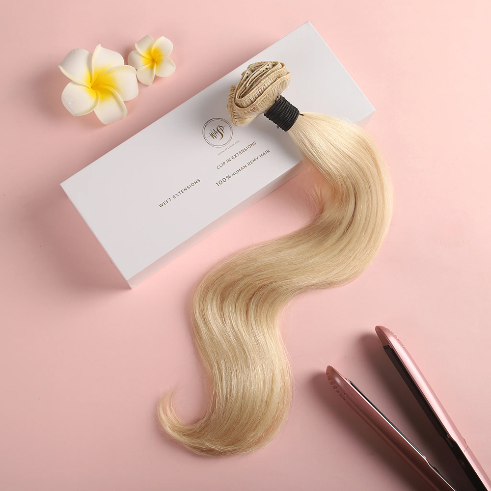 Luxury custom hair extension packaging boxes for retail display