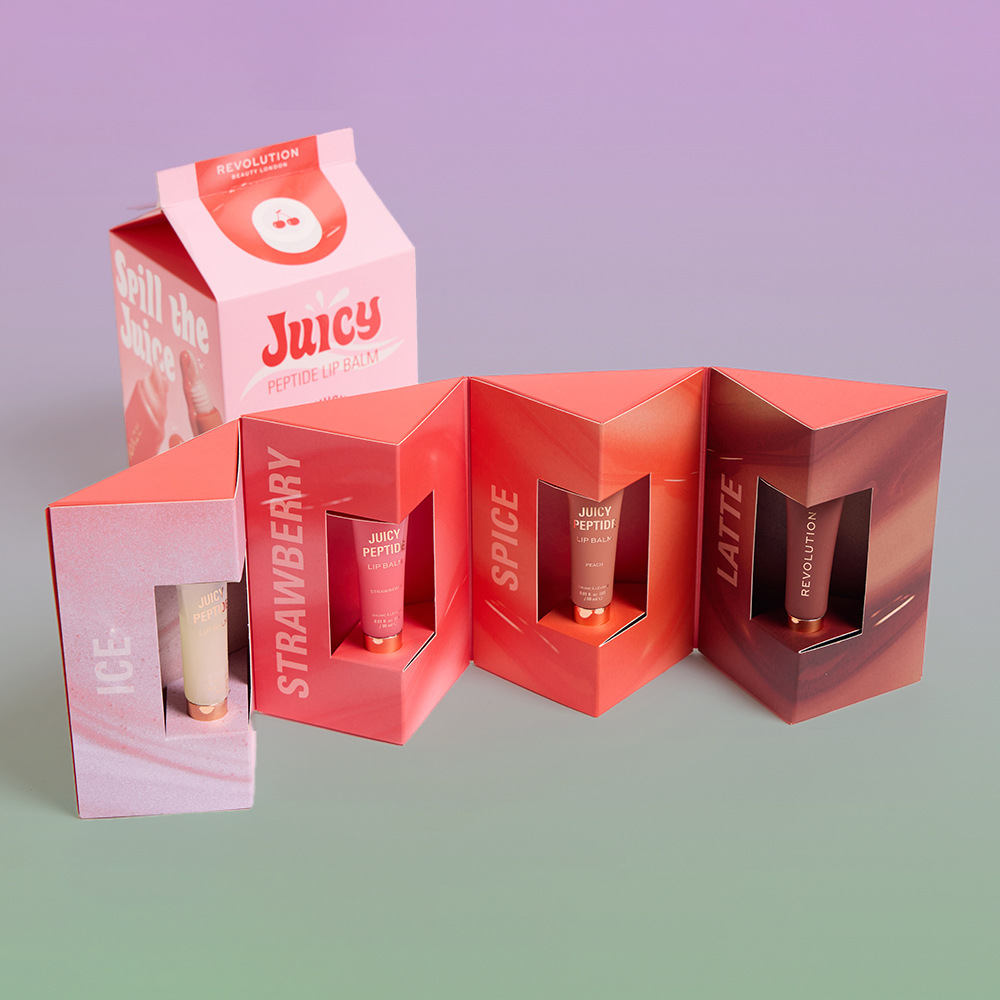 Custom lip balm boxes with logo and premium finish