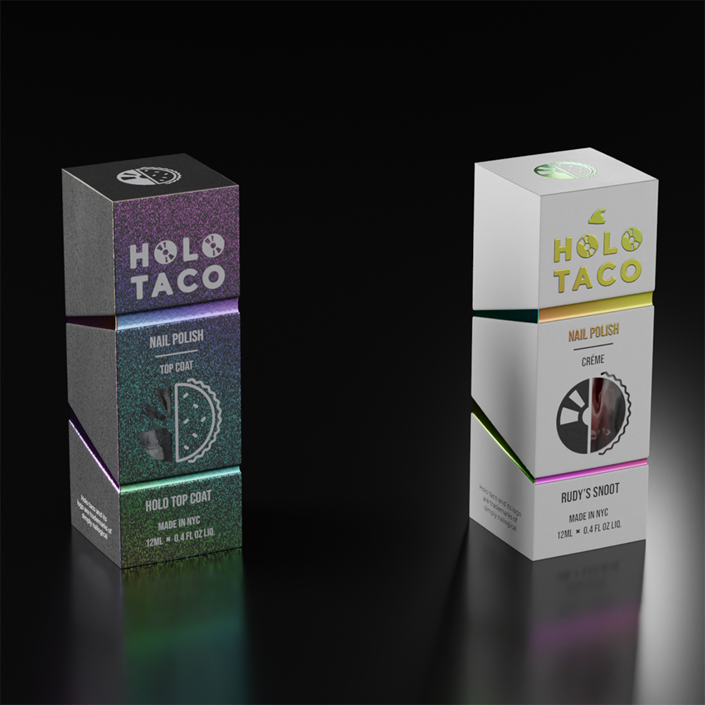 Printed custom nail polish boxes for branded beauty products