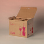 Personalized printed bottle carriers – eco-friendly custom 4-pack & 6-pack drink carriers with reinforced handle for secure transport