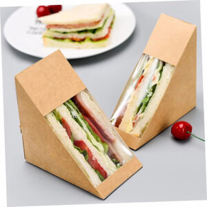 Custom printed sandwich box for food branding